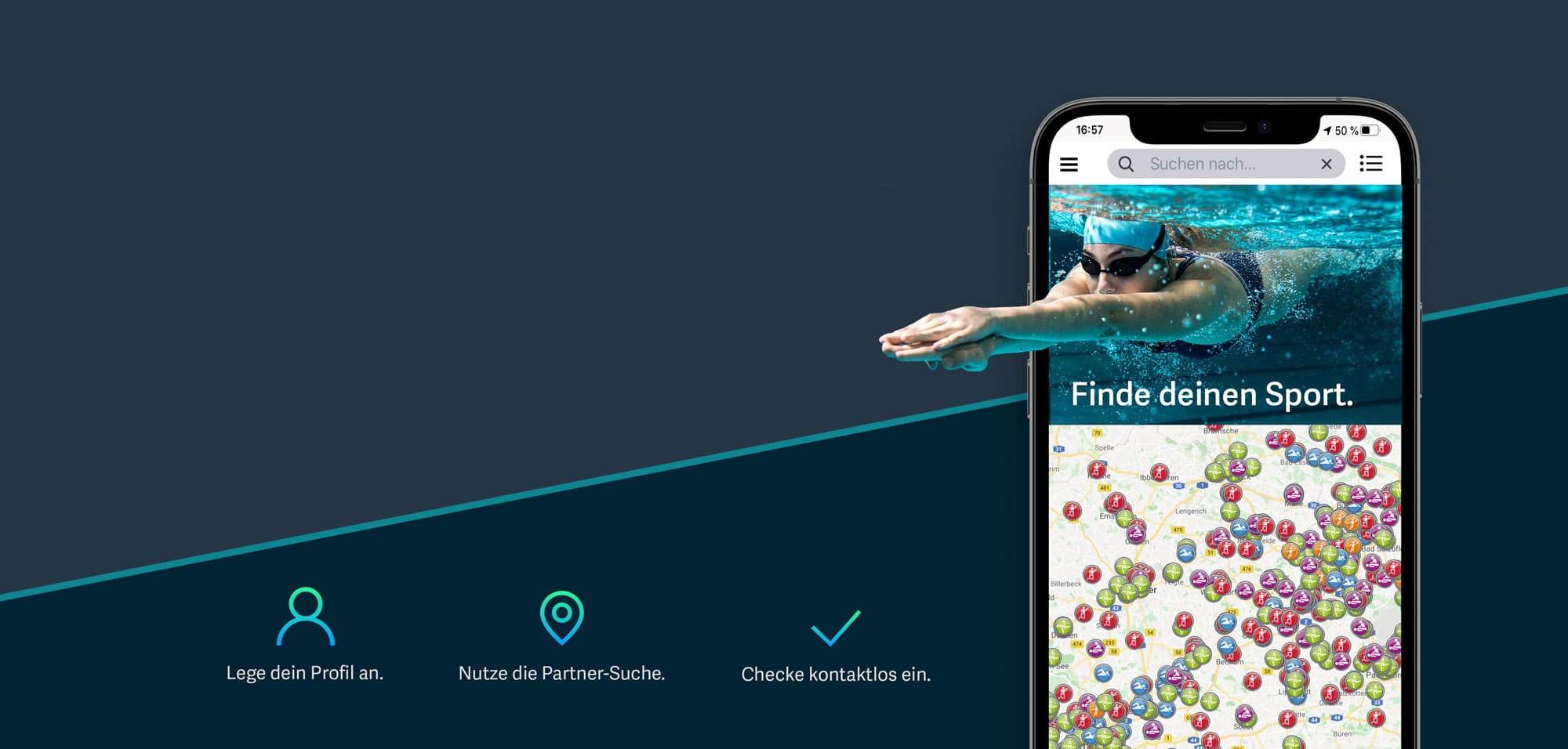 Sportnavi App - Dein Ort - Dein Sport
