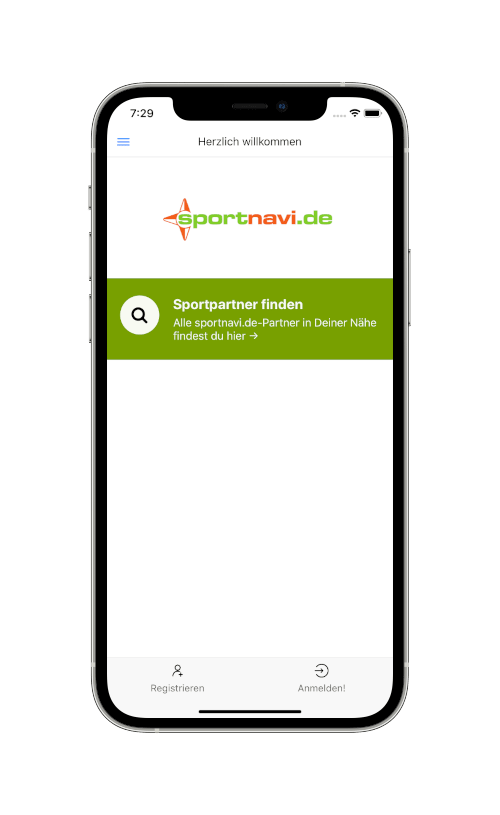 iPhone-App Startbildschirm